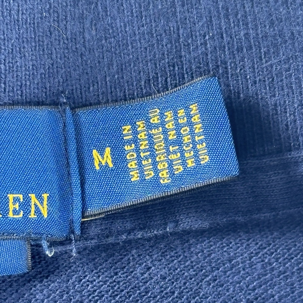 $138‎ Polo Ralph Lauren Classic Fit Polo Shirt Blue Mens M Colorful Preppy Retro - Picture 5 of 9